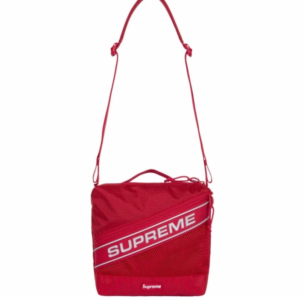 Supreme Logo Shoulder Bag Red (FW23)